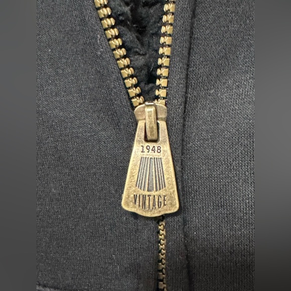 Weatherproof mens winter jacket with hood, size small, warm fleece lining, black - Picture 4 of 10